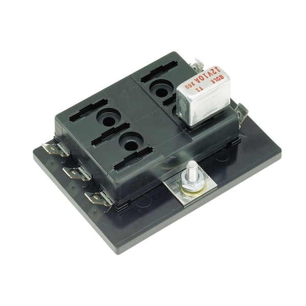 Cole Hersee ATO Fuse Block, 6-Position, 46377-6-BX 46377-6-BX - main